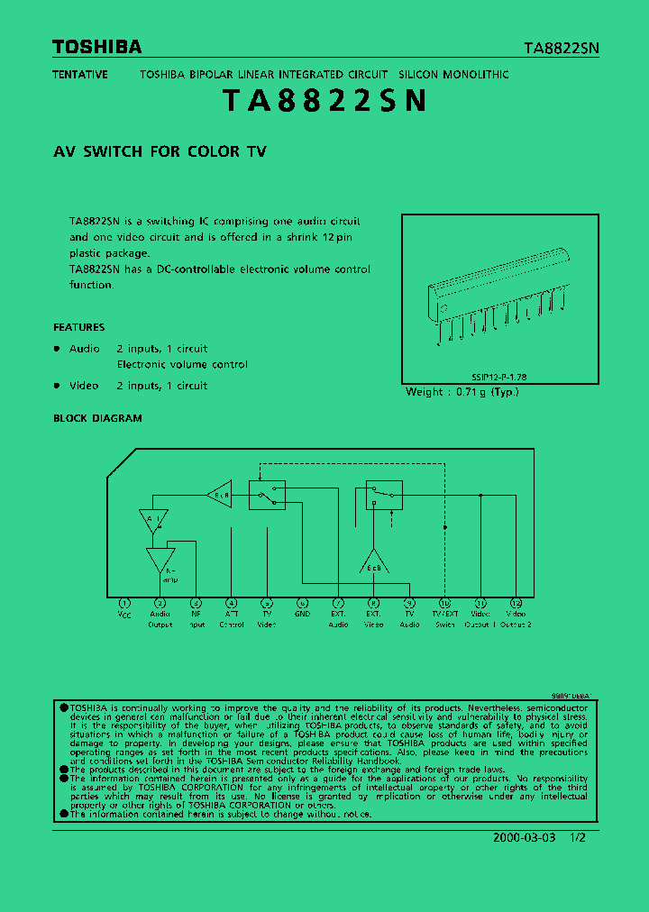 TA8822SN_305328.PDF Datasheet