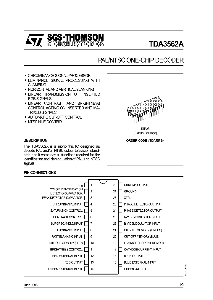 TDA3562_227053.PDF Datasheet