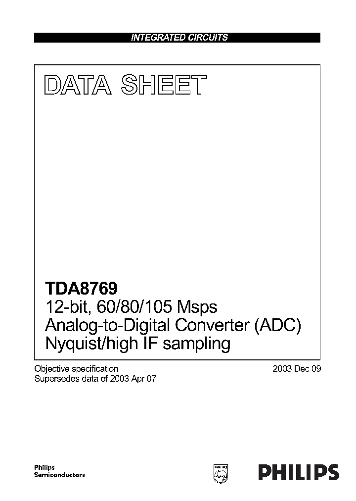 TDA8769_262281.PDF Datasheet