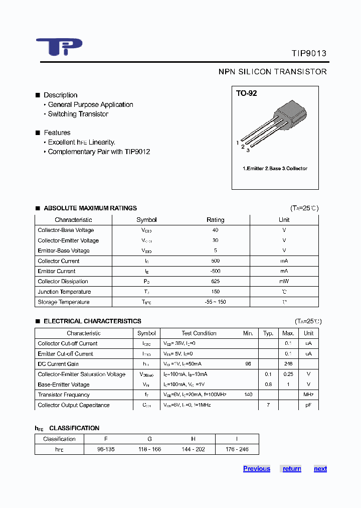 TIP9013_253106.PDF Datasheet