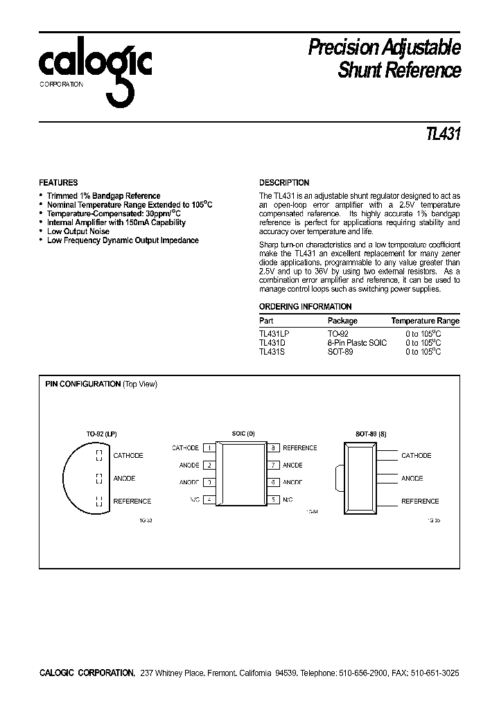 TL431_256117.PDF Datasheet Download