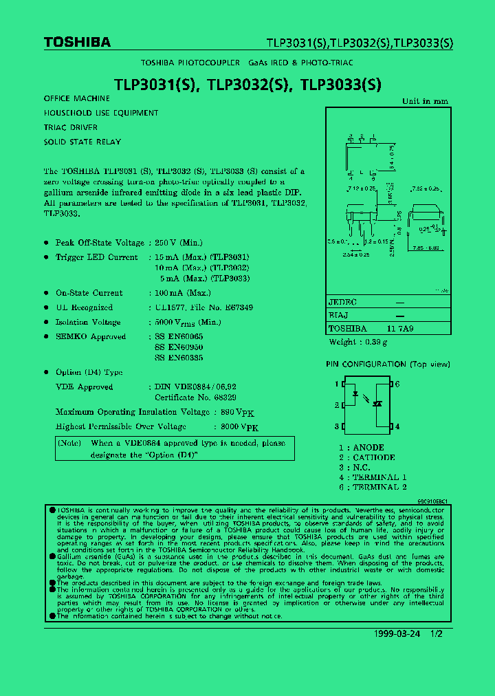 TLP3032S_294905.PDF Datasheet