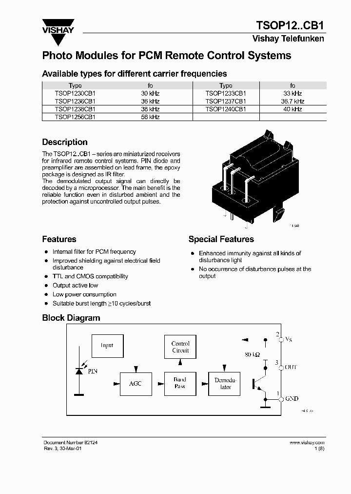 TSOP1238CB1_259311.PDF Datasheet