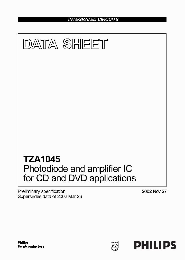 TZA1045_264363.PDF Datasheet