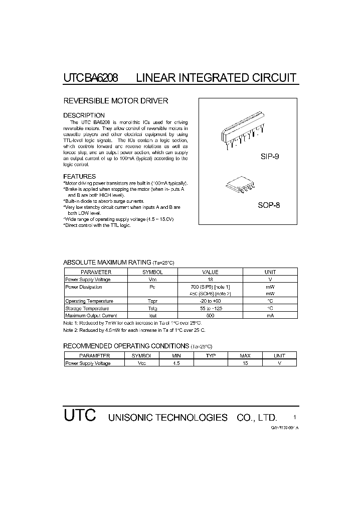 UTCBA6208_287982.PDF Datasheet