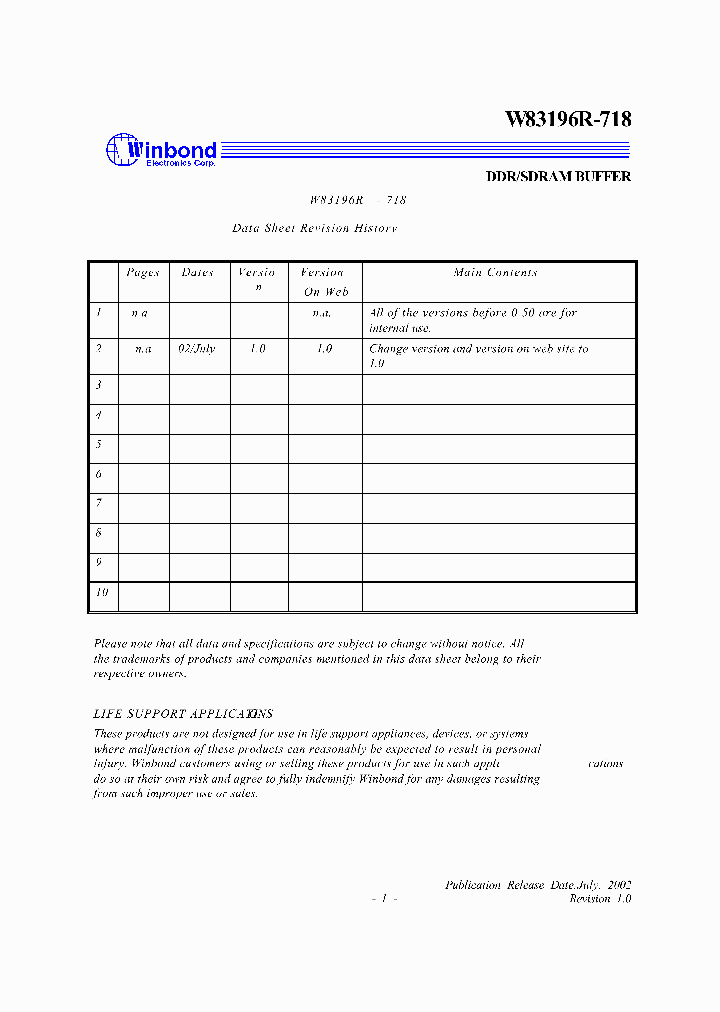 W83196R-718_265196.PDF Datasheet
