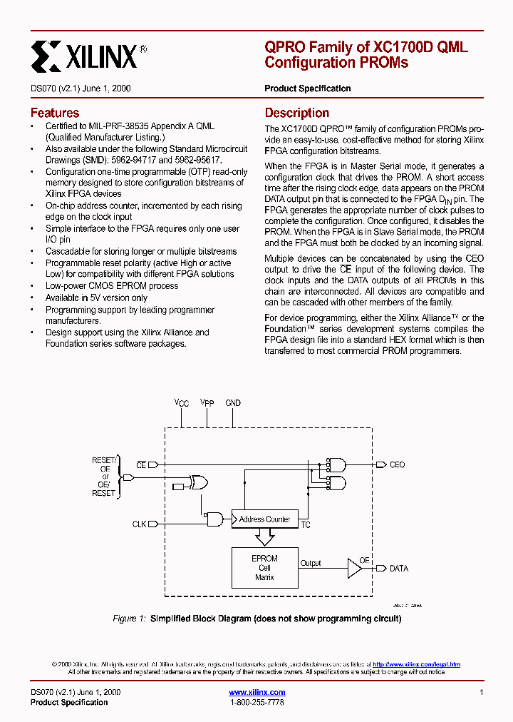 XC17256DDD_273831.PDF Datasheet Download --- IC-ON-LINE