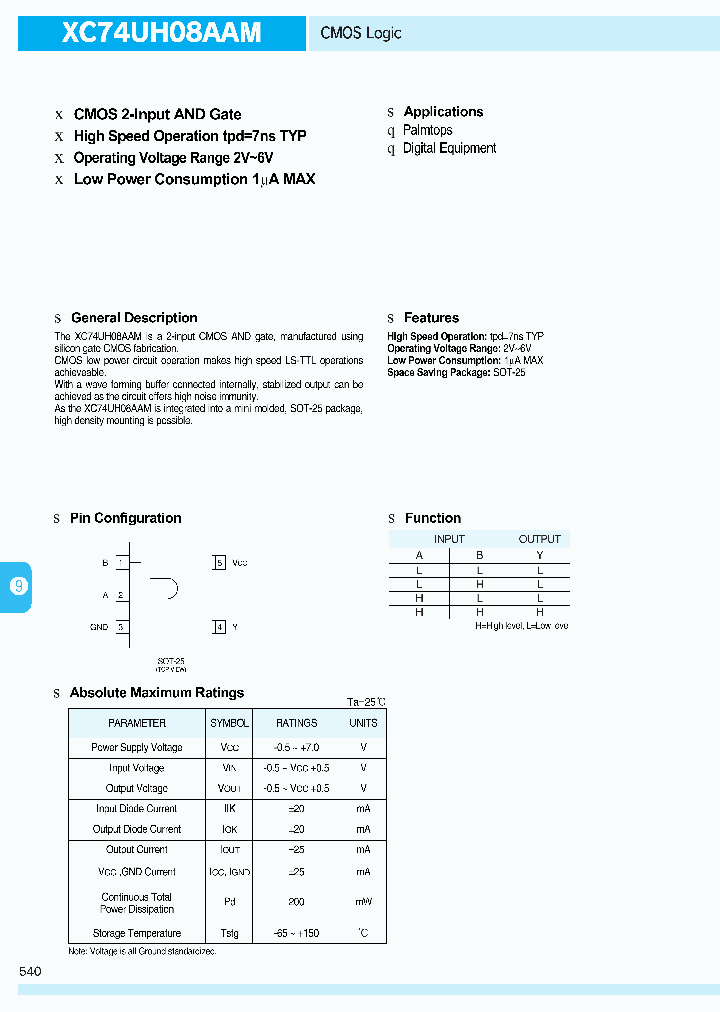 XC74UH08AAM_259417.PDF Datasheet