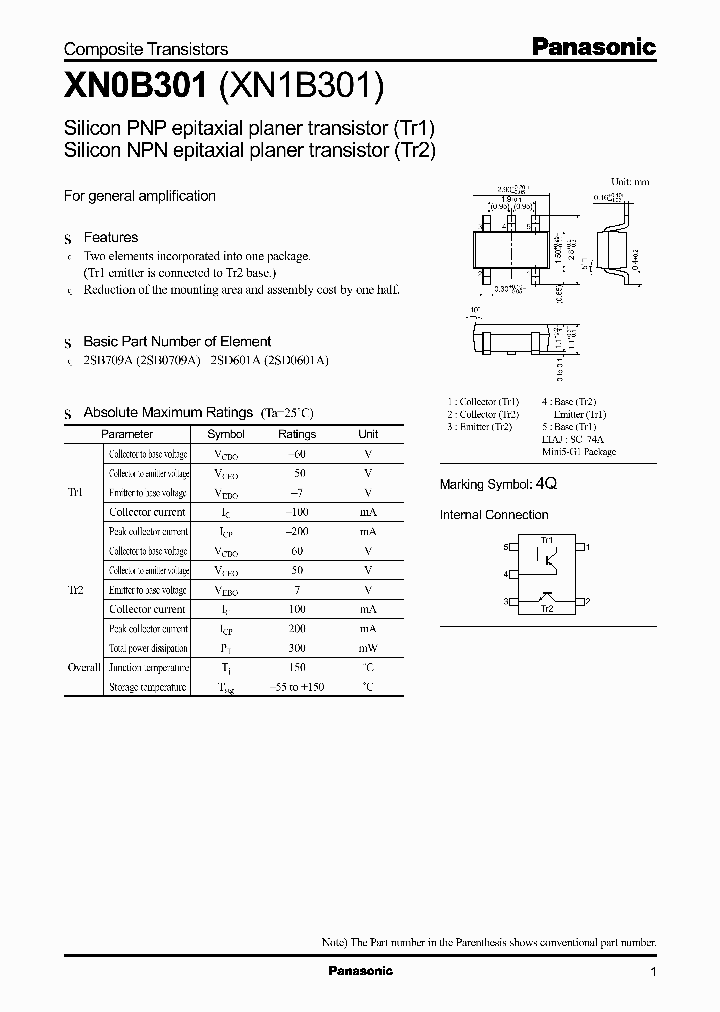 XN1B301_295867.PDF Datasheet