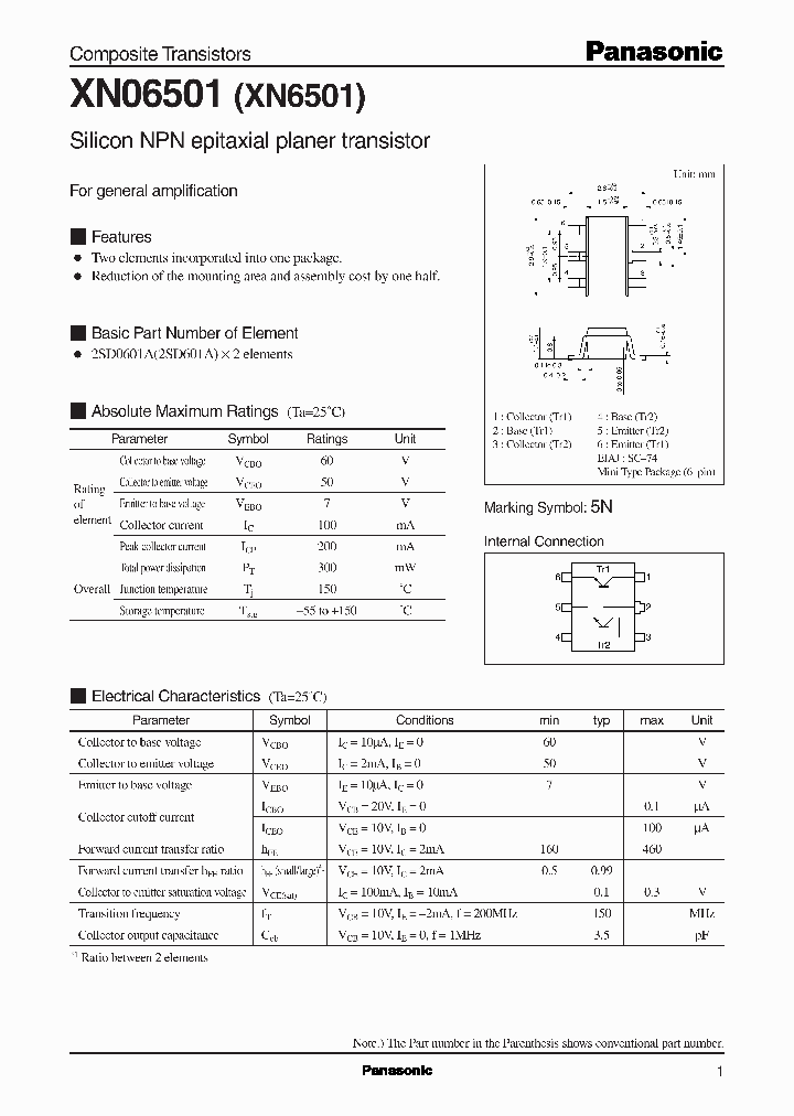 XN6501_295409.PDF Datasheet