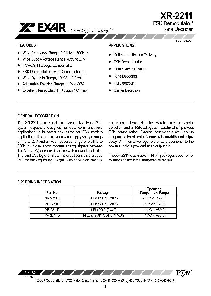 XR-2211P_273632.PDF Datasheet