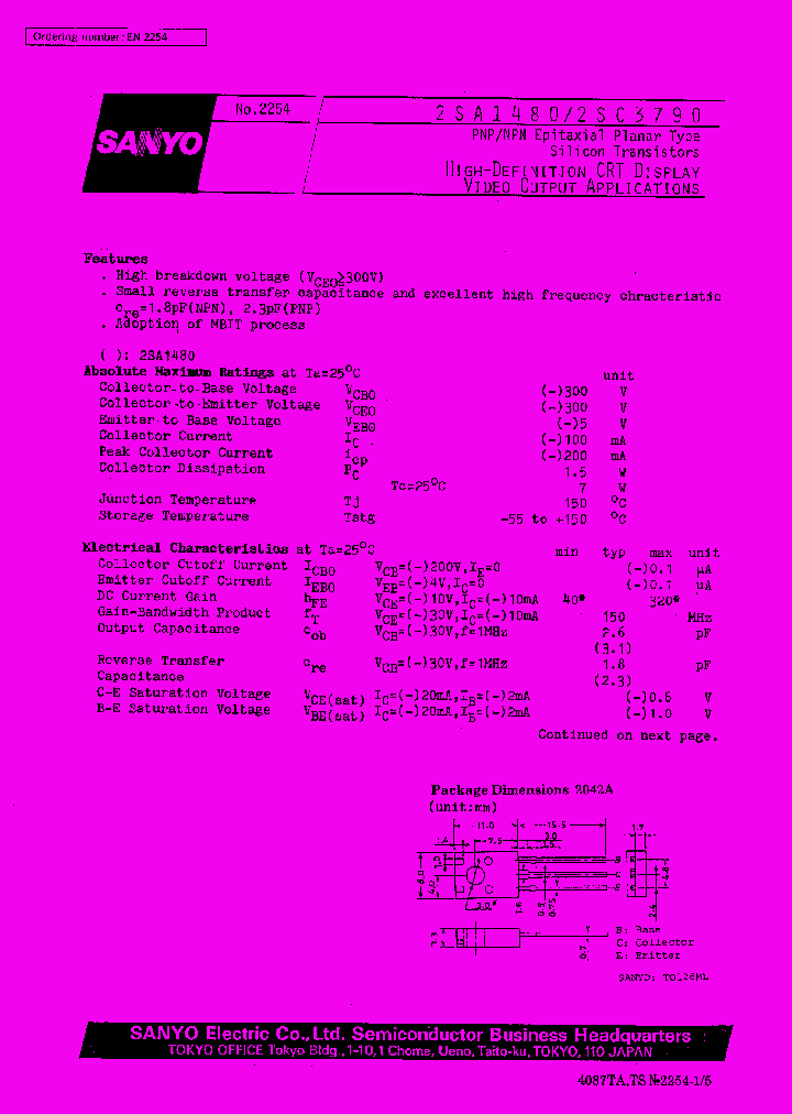 2SC3790_203988.PDF Datasheet Download