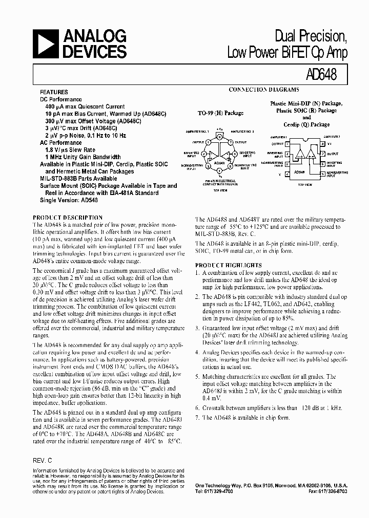 AD648_255660.PDF Datasheet