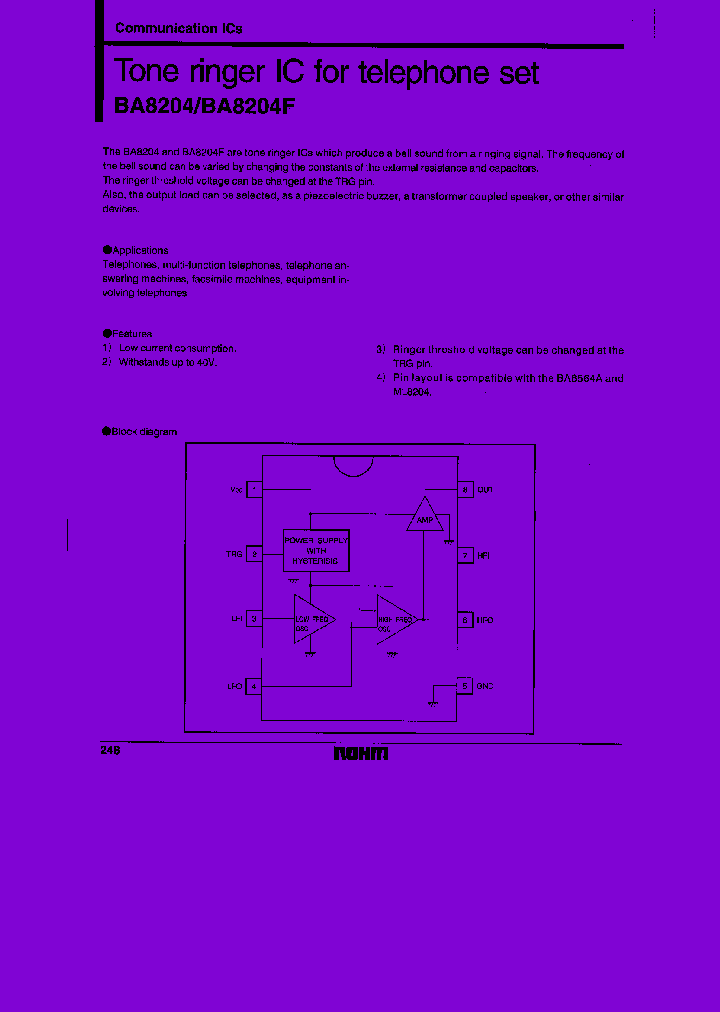BA8204F_243097.PDF Datasheet Download --- IC-ON-LINE