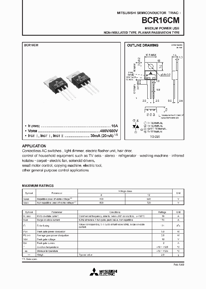 BCR16CM_247885.PDF Datasheet