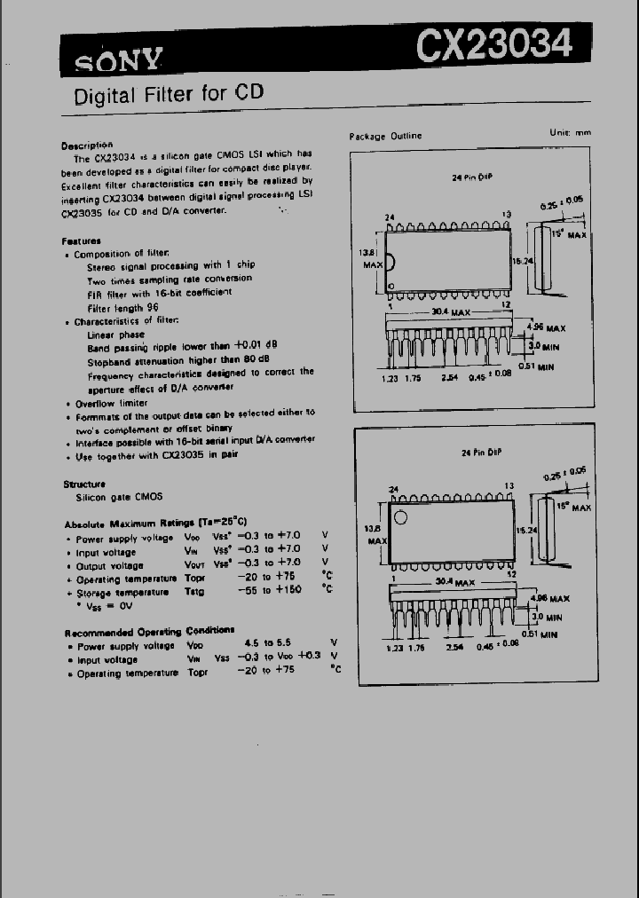 CX23034_234783.PDF Datasheet