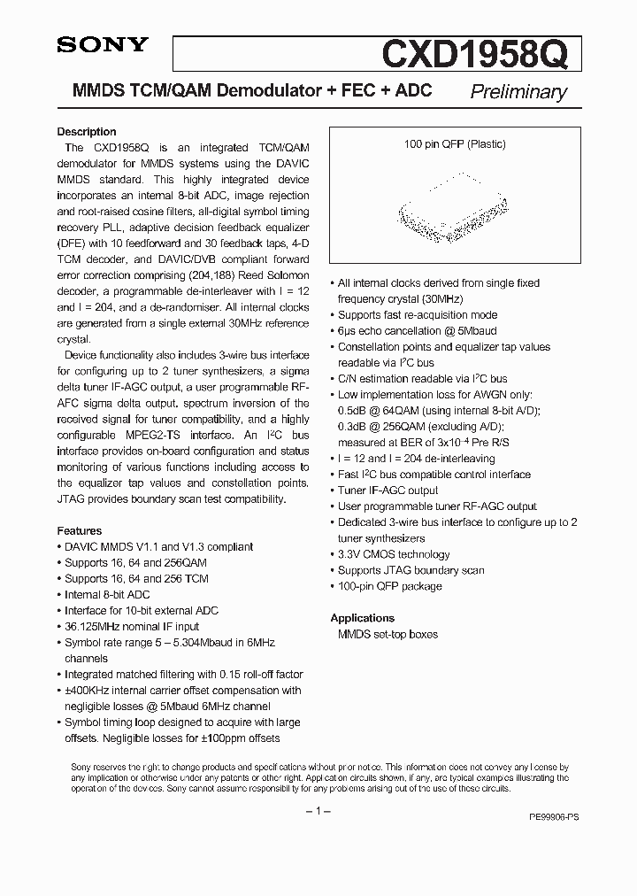CXD1958Q_240976.PDF Datasheet