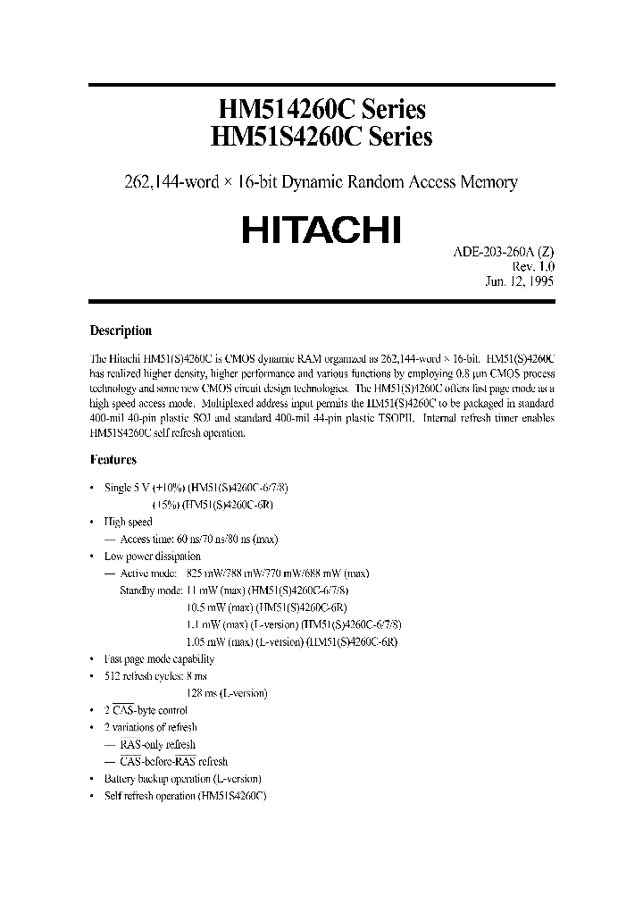 HM514260C_222307.PDF Datasheet