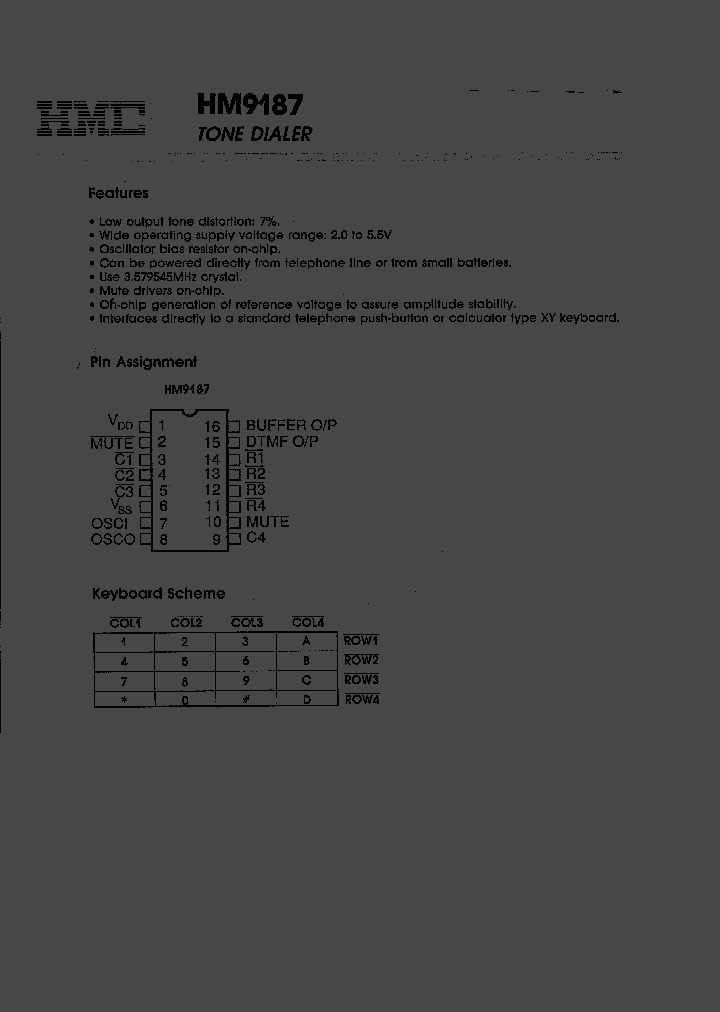 HM9187_249215.PDF Datasheet