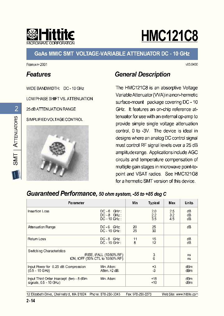 HMC121C8_229548.PDF Datasheet