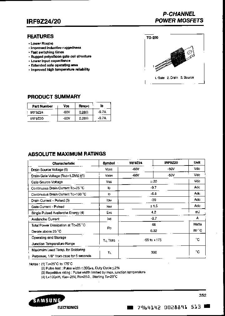 IRF9Z20_248902.PDF Datasheet