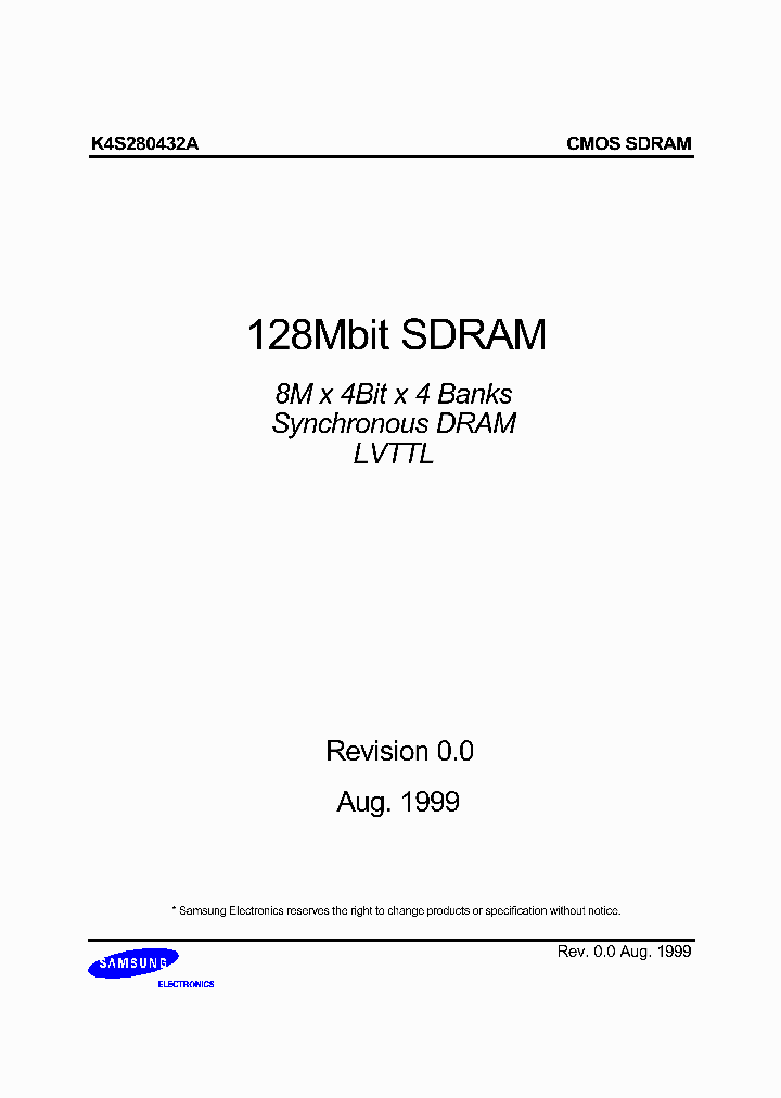 K4S280432A_262744.PDF Datasheet