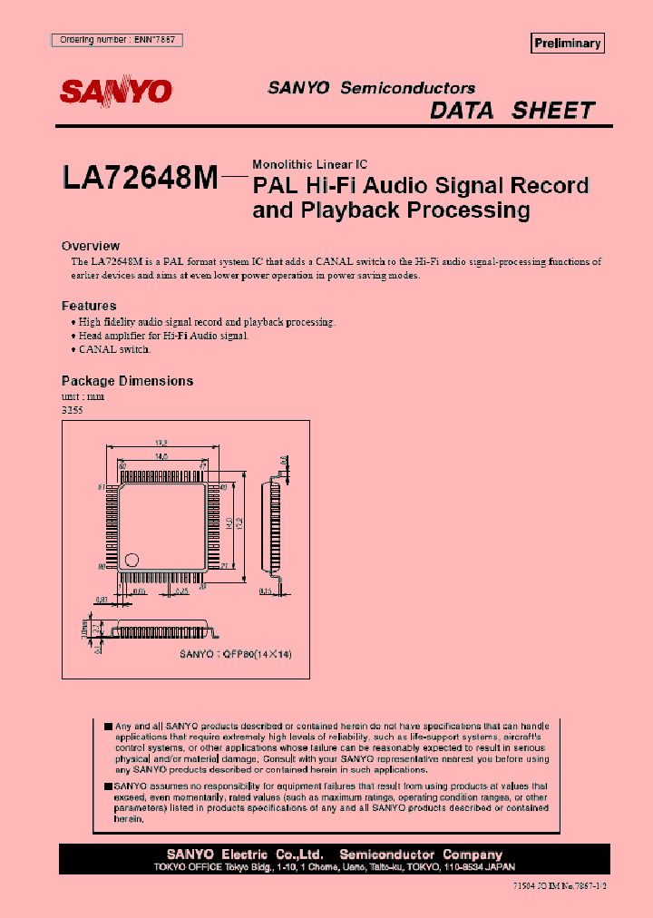 LA72648M_240498.PDF Datasheet