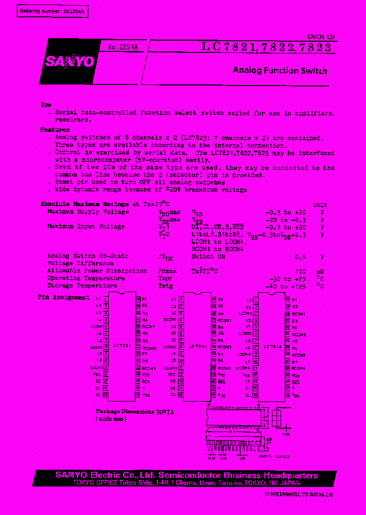 LC7822_251450.PDF Datasheet