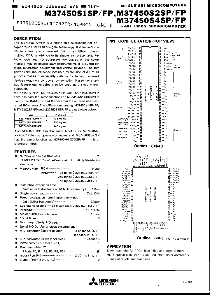 M37450S4FP_219903.PDF Datasheet