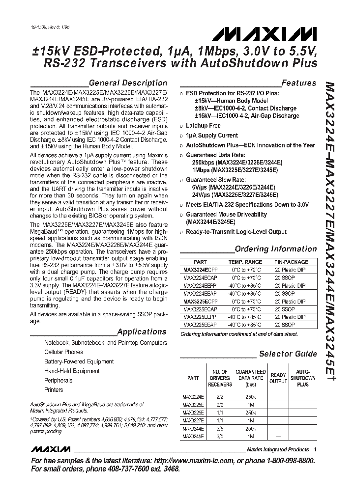 MAX3244E_245007.PDF Datasheet