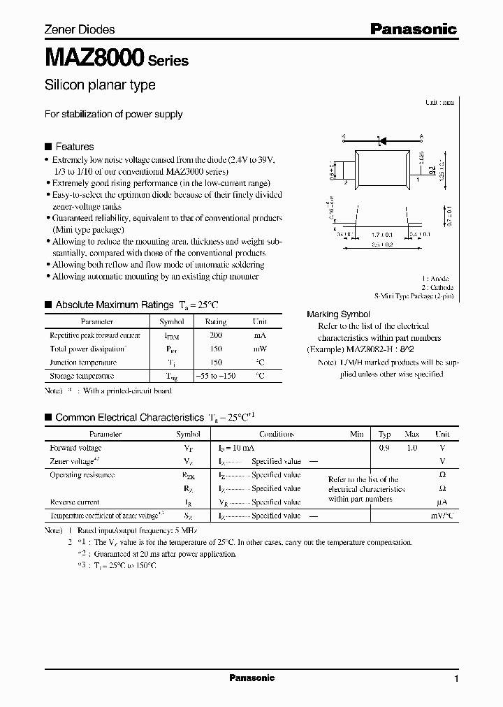 MAZ8180_244437.PDF Datasheet