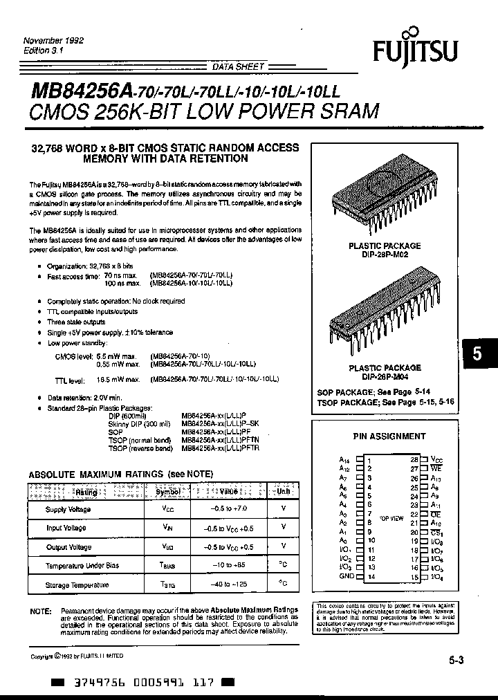 MB84256A-70_219762.PDF Datasheet