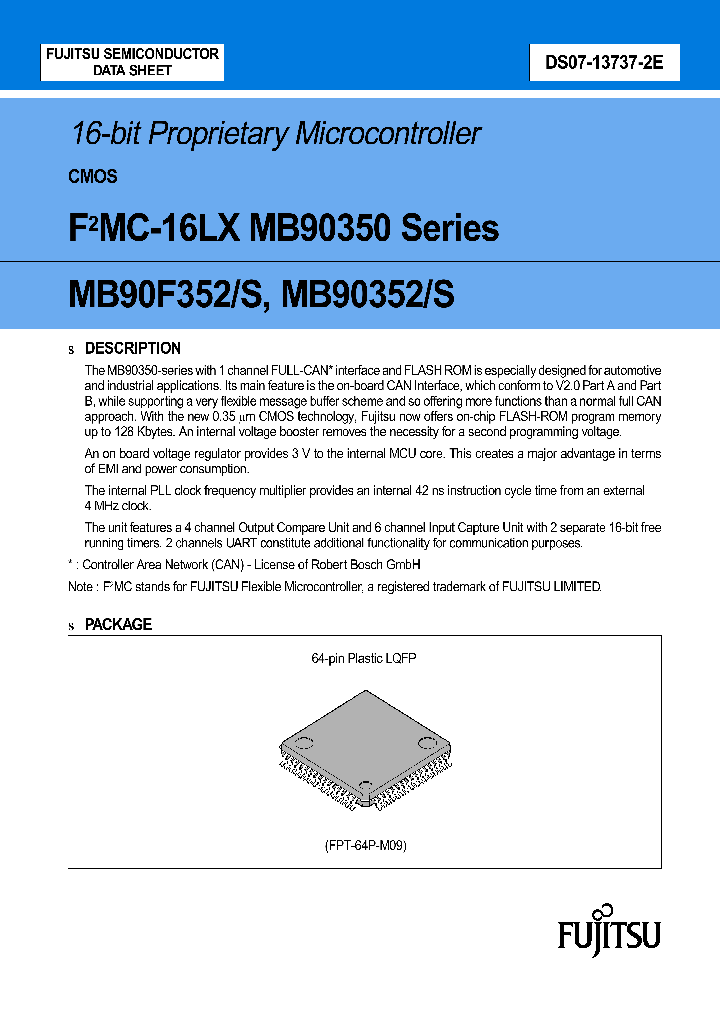 MB90F352_250533.PDF Datasheet Download --- IC-ON-LINE
