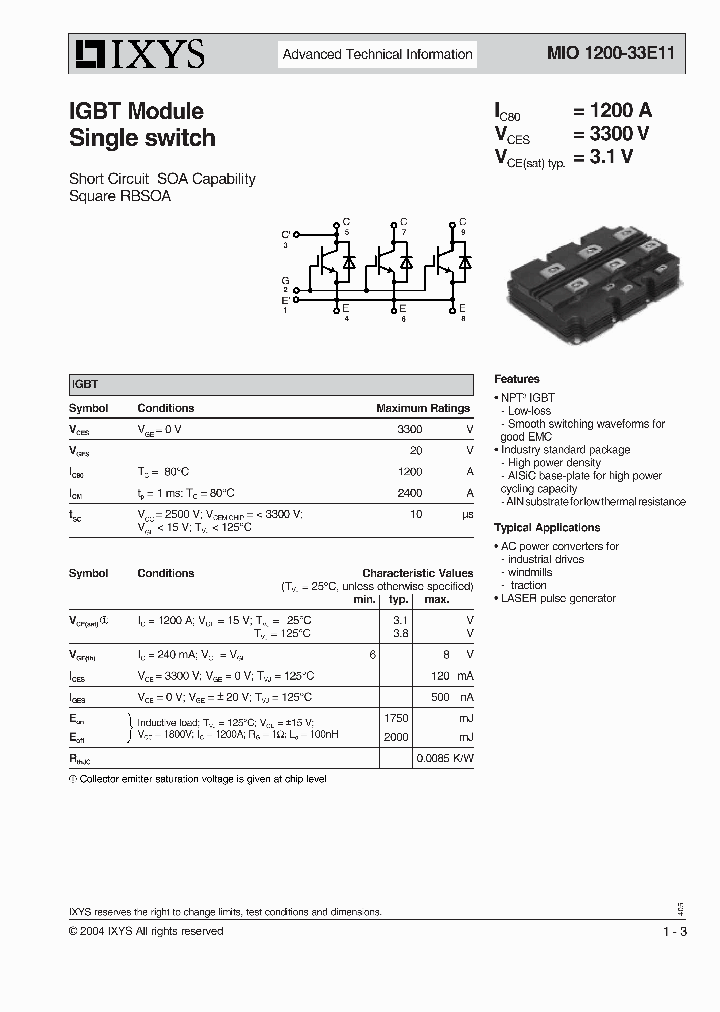 MIO1200-33E11_264939.PDF Datasheet