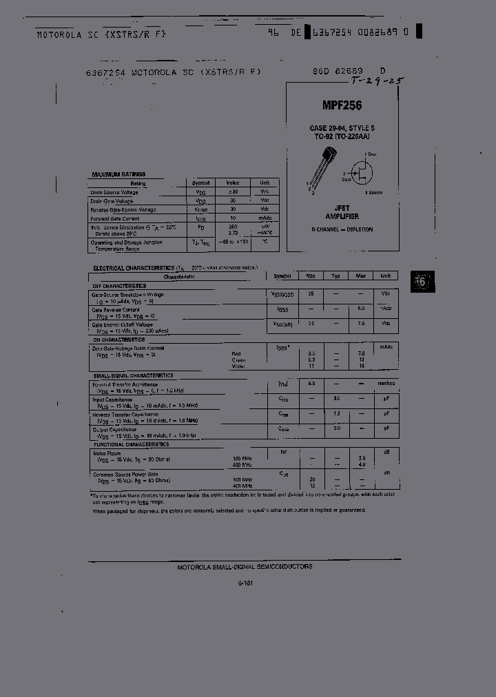 MPF256_236892.PDF Datasheet