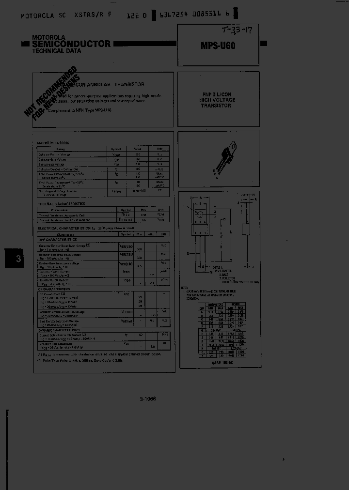 MPSU60_248266.PDF Datasheet