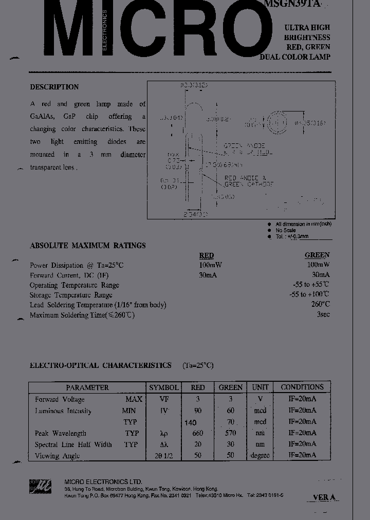 MSGN39TA_217029.PDF Datasheet