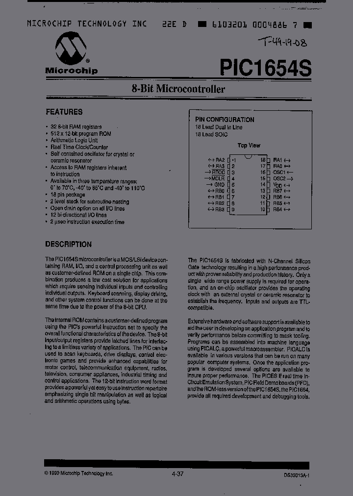 PIC1654S_218736.PDF Datasheet