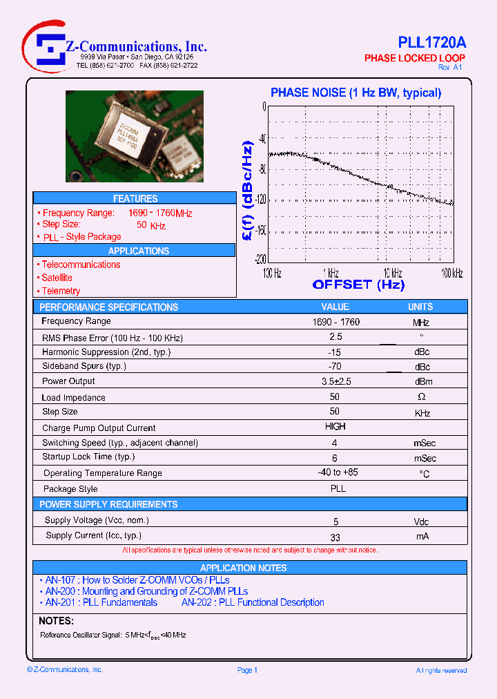 PLL1720A_219009.PDF Datasheet