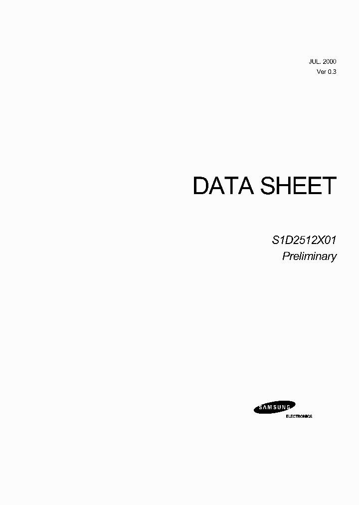 S1D2512X01_237478.PDF Datasheet