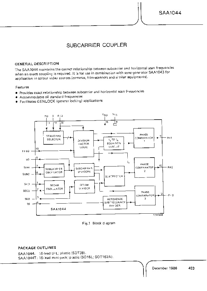 SAA1044_242343.PDF Datasheet