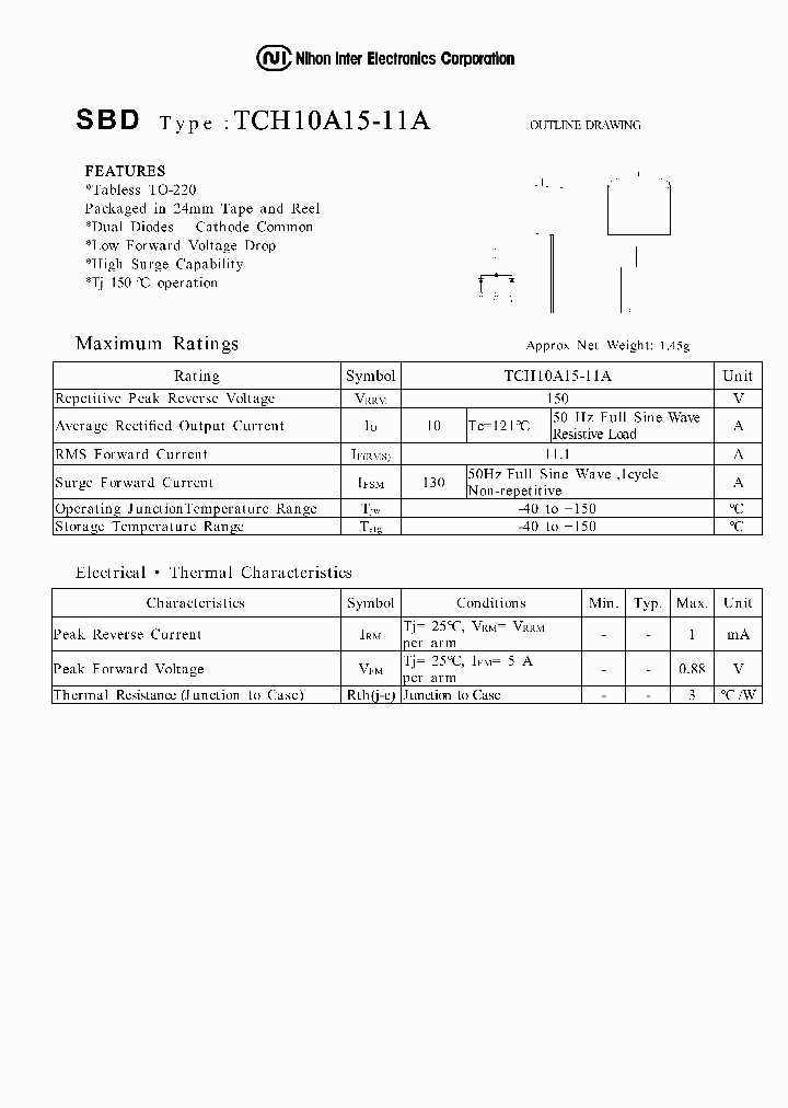 TCH10A15-11A_232658.PDF Datasheet