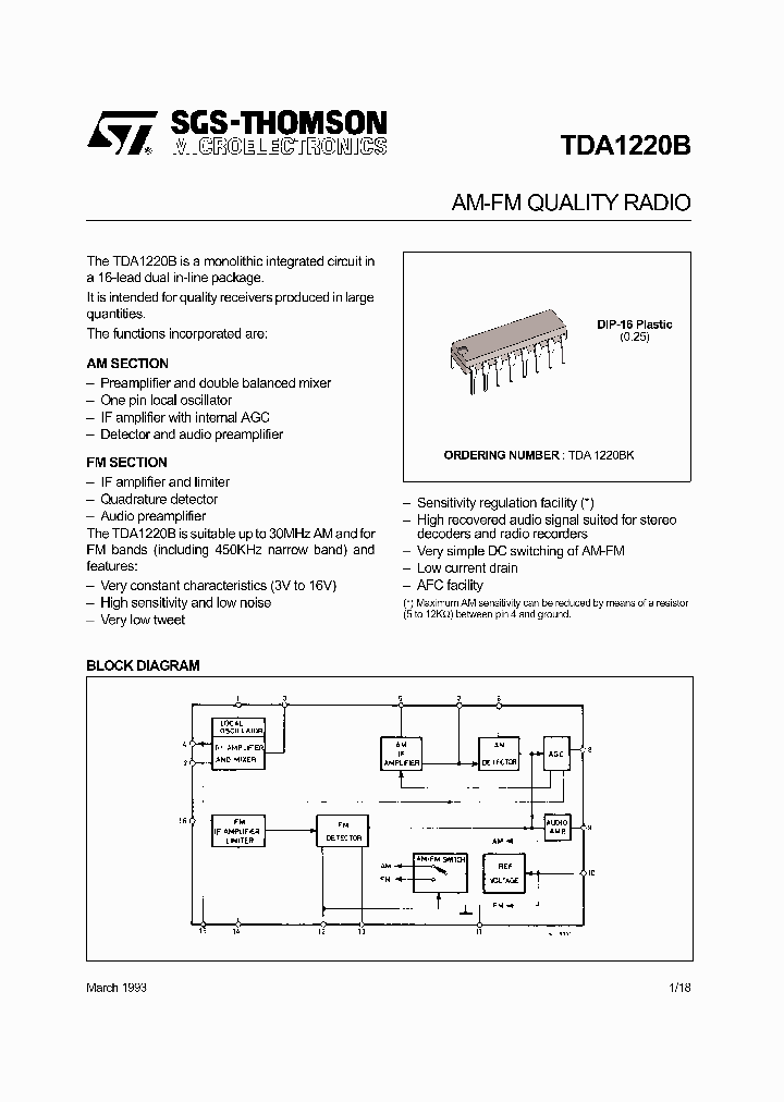 TDA1220_228100.PDF Datasheet