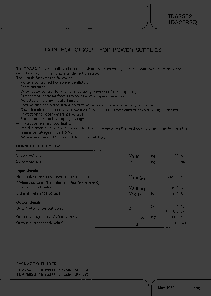 TDA2582_236456.PDF Datasheet