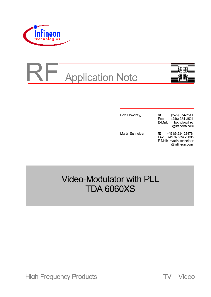 TDA6060XS_258777.PDF Datasheet