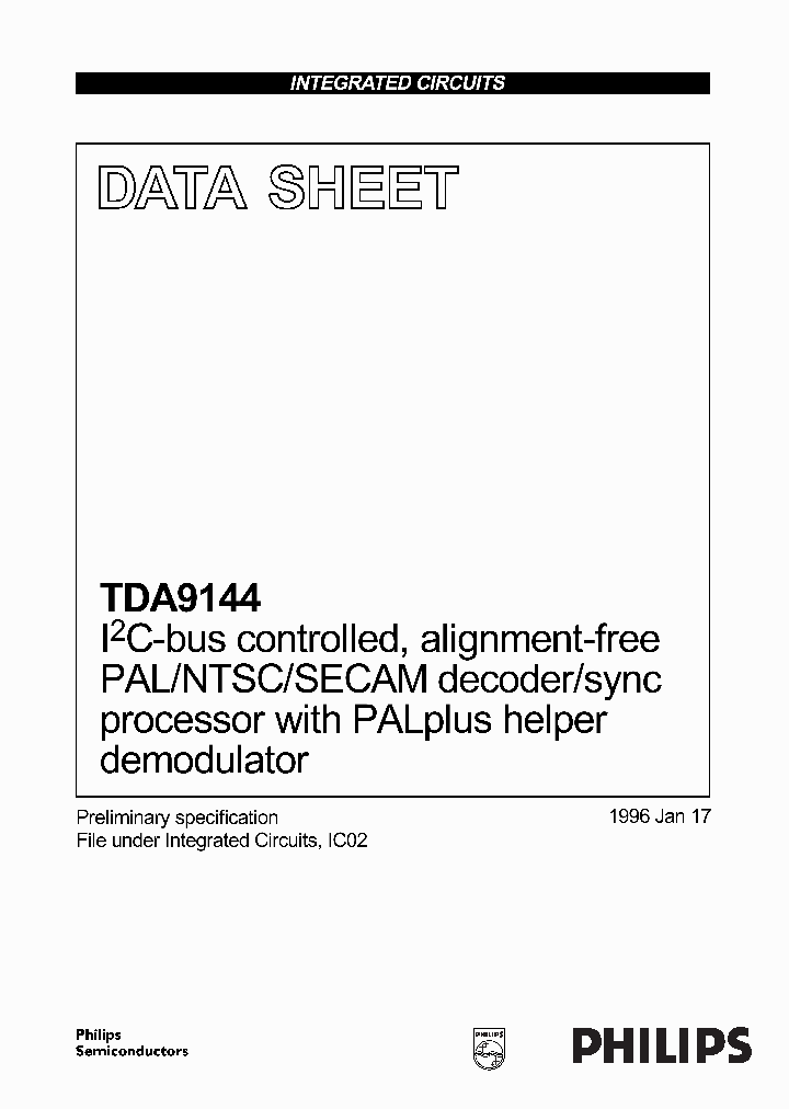 TDA9144_204371.PDF Datasheet