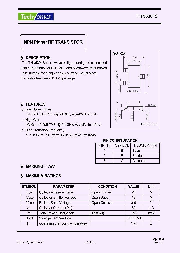 THN6301S_227796.PDF Datasheet