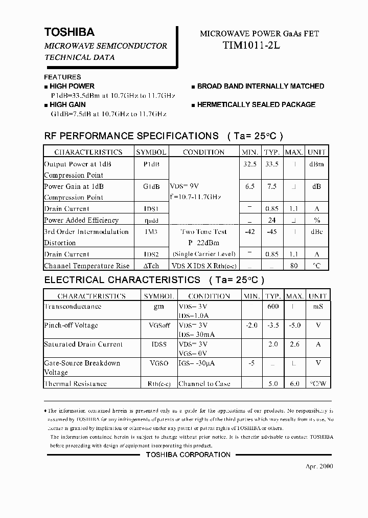 TIM1011-2L_231058.PDF Datasheet