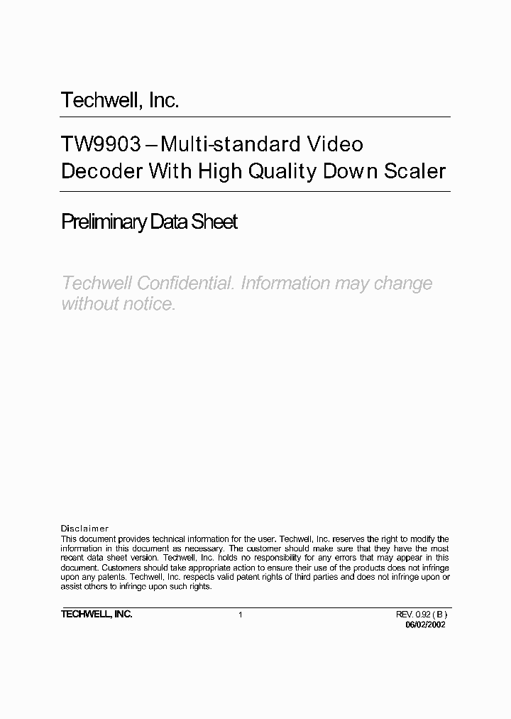 TW9903_247996.PDF Datasheet