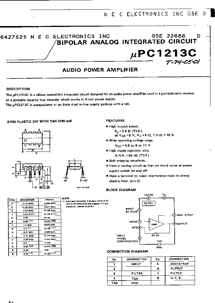 UPC1213C_227161.PDF Datasheet